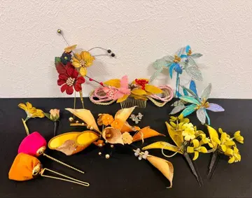 일본 의류 비녀 머리 장식 액세서리 어레인지 세트 다양한 디자인 펄