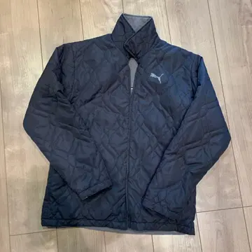 PUMA 네이비 퀼팅 자켓