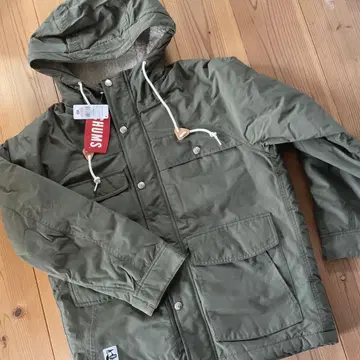 새상품 CHUMS 올리브 그린 마운틴 후드티