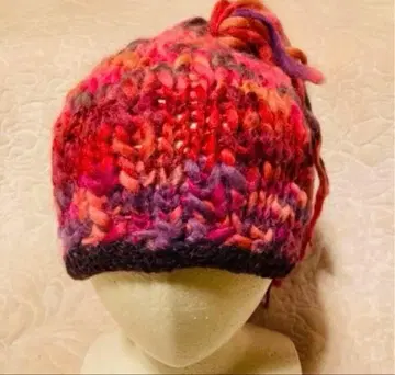 니트 모자 핸드메이드 개성 사이키델릭 페스티벌 에스닉 히피