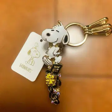 새상품 미사용 PEANUTS 스누피 백 키 클립