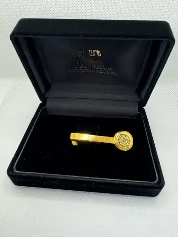 [ 요시다 사부로 상점 ] 넥타이핀 ER 금 파랑 칠보