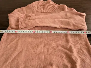 APPLE HOUSE 핑크 터틀넥 니트