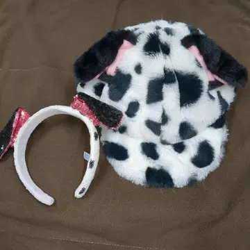 달마시안 귀도리 모자