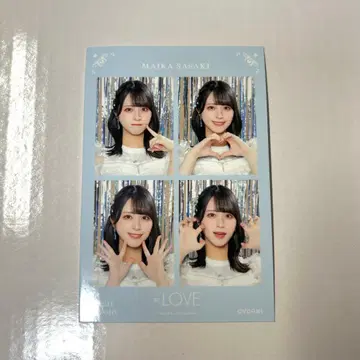 =LOVE 사사키 마이카 4컷 포토 카드