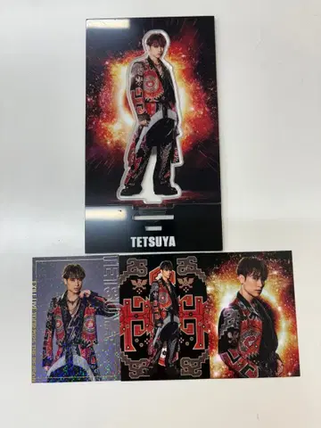 EXILE TETSUYA 아크릴 스탠드 트레이딩 카드 세트
