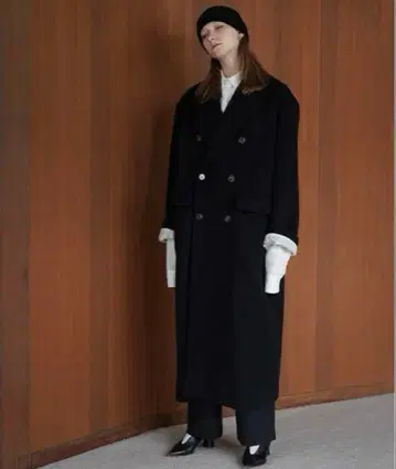 clane 클라네 PEAKED LAPEL OVER LONG COAT