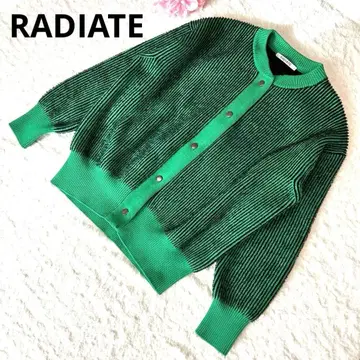 RADIATE 스트라이프 니트 가디건