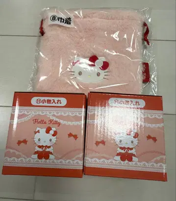 헬로키티 제일복권 복조리 소품함 세트