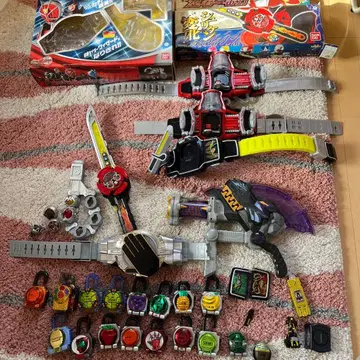 슈퍼전대 히어로 변신 벨트와 락 시드 세트