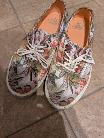 VANS 꽃무늬 스니커즈