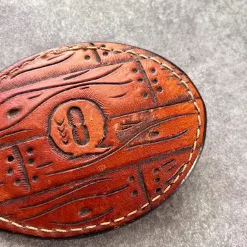 빈티지 가죽 카빙 엠보 벨트 버클만