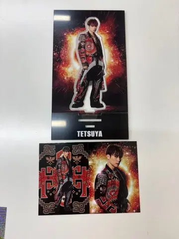 EXILE TETSUYA 아크릴 스탠드 트레이딩 카드 세트