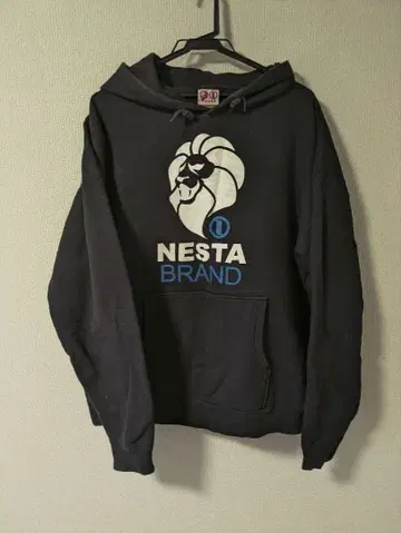 NESTA BRAND 블랙 후드티 L 사이즈