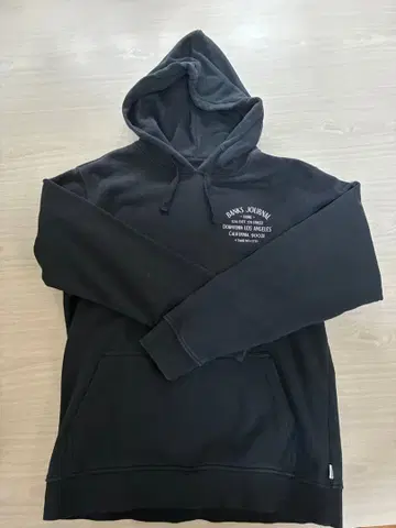 BANKS JOURNAL 블랙 후드티 L
