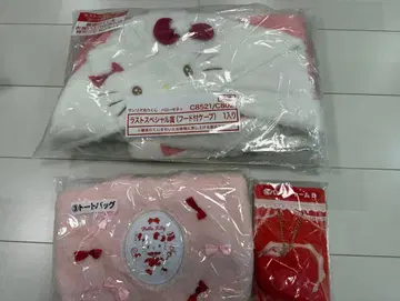산리오 복권 헬로키티 후드 부착 케이프 토트백 백참