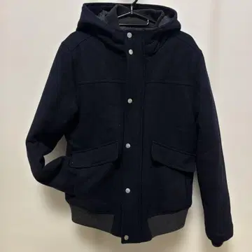 Bershka 후드 부착 네이비 자켓 S 사이즈