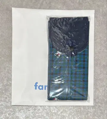 미사용 새상품 [ familiar ] 슈파트 M 파랑 체크