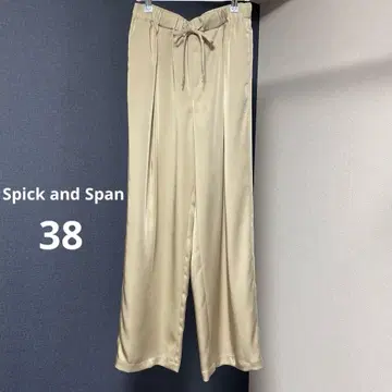 Spick and Span 스픽 앤 스팬 실키 새틴 이지 팬츠