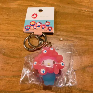 만박 산리오 미야쿠미야쿠 입체 마스코트 키링 마이멜로디 클리어