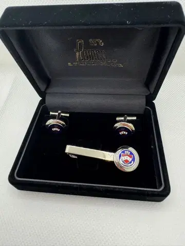 [ 요시다 사부로 상점 ] 커프스 타이핀 세트 왕관 은청