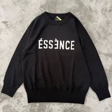 새상품급! 스픽 앤 스팬 ESSENCE 로고 KNIT 블랙