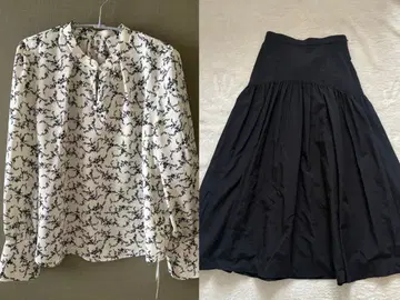 LILY BROWN 스커트 블라우스 2세트