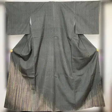 그레이 그린  기모노 미사용품 특E