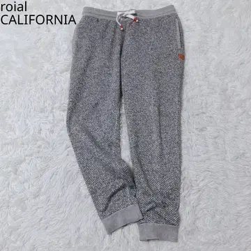 로얄 캘리포니아 스웨트 팬츠 허리밴딩 드로우 스트링 그레이