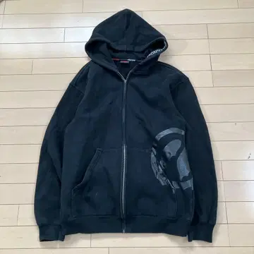 11.5 K2SNOW 집업 후드티 블랙 속기모 L