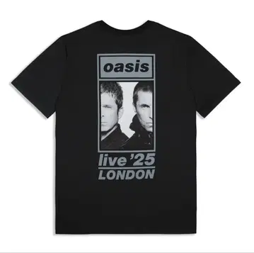 oasis 라이브 콘서트 T셔츠 London XL