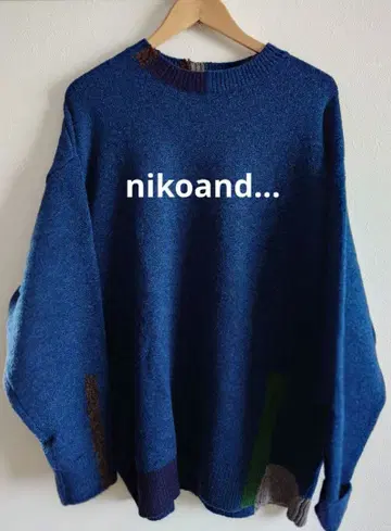 nikoand - 컬러 블록 니트 스웨터