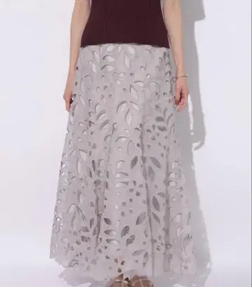 Mystrada 엠브로이더리 머메이드 스커트