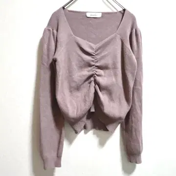 dazzlin 여성용 니트 프리 사이즈 핑크 베이지