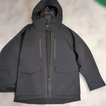 UNIQLO 하이브리드 다운 파카 3D 블랙 M 사이즈