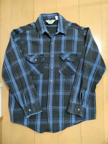 플란넬 셔츠 뱀 플란넬 파랑 블랙 USA FROSTPROOF