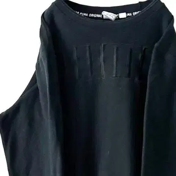 푸마 PUMA 트레이닝복 로고 자수 블랙 구제 의류 맨투맨