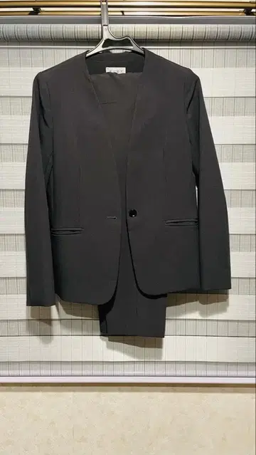 플라스테 진한 브라운 비즈니스 정장 상하의 세트 SM 사이즈 다름