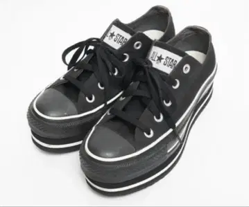 [ 새상품급 ] 컨버스 올스타 챈키 라인 통굽 스니커즈 23cm