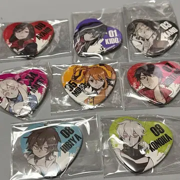 하트 캔뱃지 8개 세트 묶음 판매 카게로우 프로젝트 카게프로