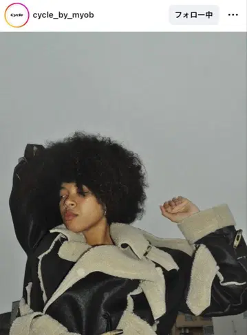 M.Y.O.B 무스탕 자켓 AW18