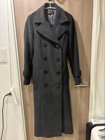 [ XOXO ] 롱 코트 다크 그레이