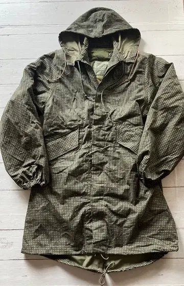 80s 나이트 트 카모 후드티 M 피쉬테일 카모플라쥬 빈티지