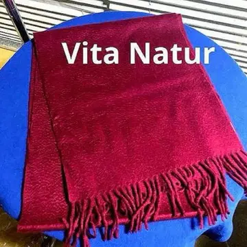 새상품! Vita Natur 최고급 물결 캐시미어 따뜻한 머플러