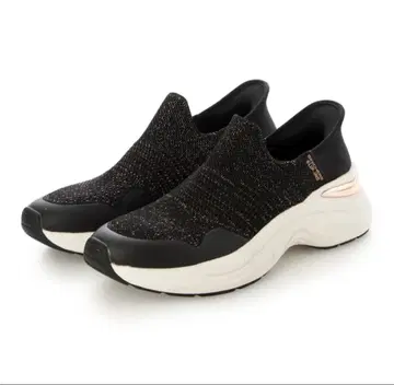 스케쳐스 슬립인즈 블랙_로즈 골드