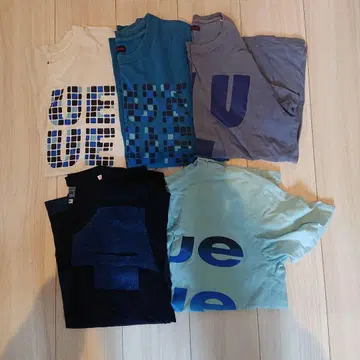 blueblue T셔츠 사이즈 2 5개 세트 판매