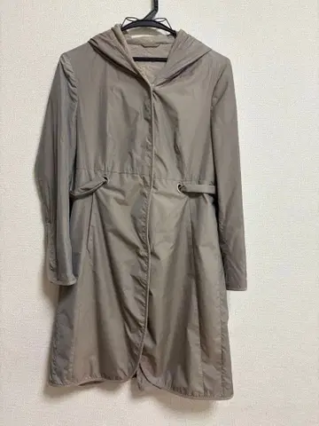 BRUNELLO CUCINELLI 후드 부착 트렌치코트