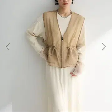 시어 나일론 베스트 리브 원피스 2종