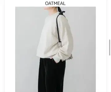 코튼 리오셀 맨투맨 풀오버 카구레 (kagure)