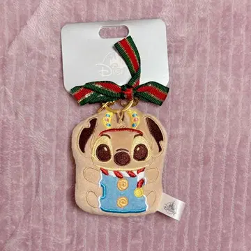 스티치 봉제 인형 키링 키체인 크리스마스 쿠키
